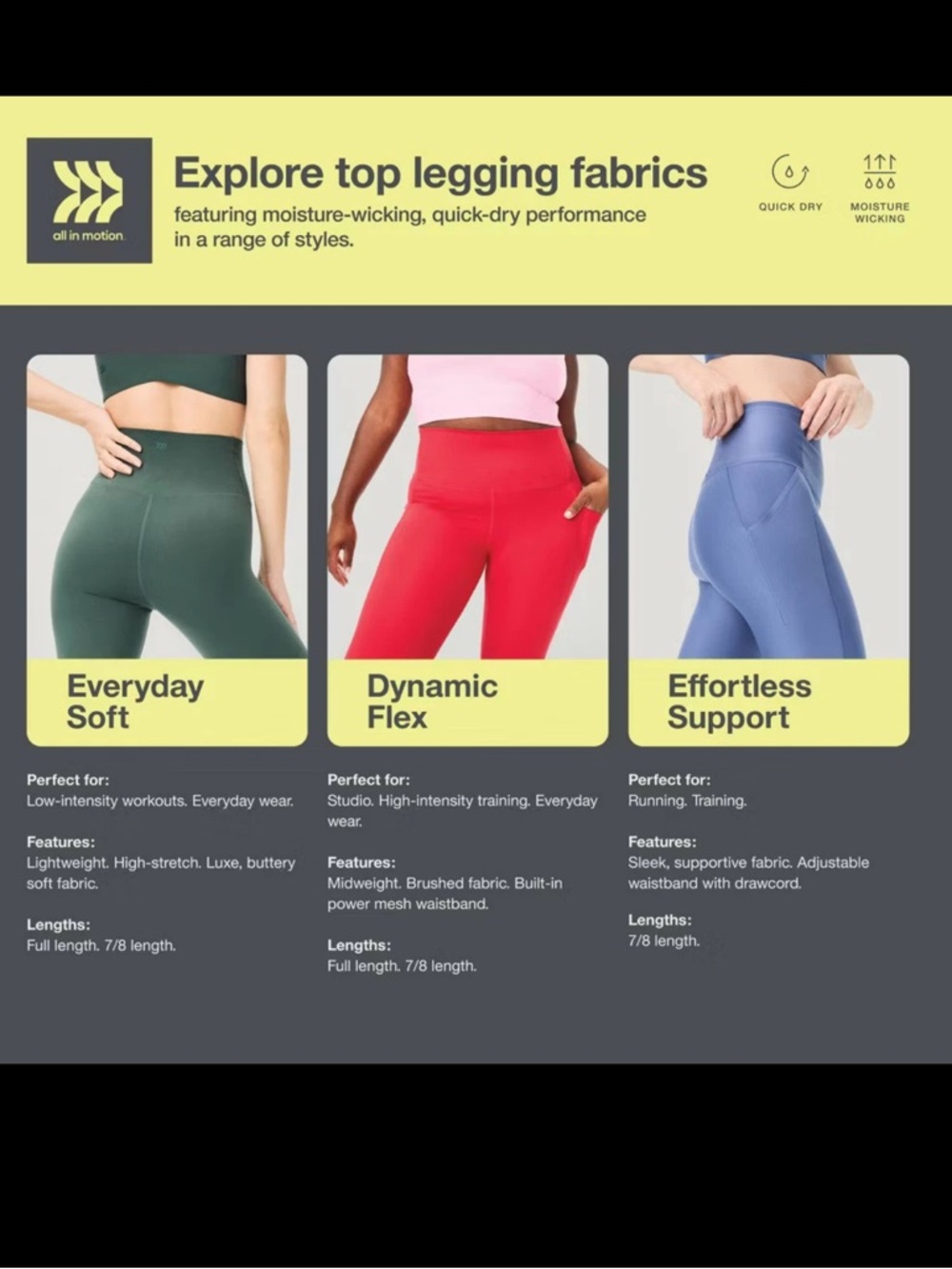 Women's Everyday Soft High-Rise 7/8 Leggings - All In Motion Black XXL - Picture 5 of 13